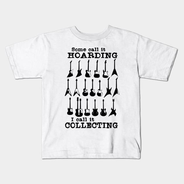 Guitar Collectors Musician Gear Gift Mug Shirt Guitar Player Music Lover Kids T-Shirt by blueversion